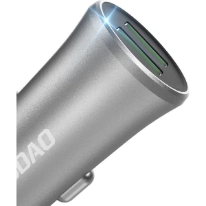 Kup Încărcător auto Dudao 3,4A 2xUSB argintiu (R6S) - DDA64 - {ean13} - Sklep Home Screen