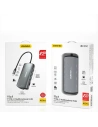 Kup Hub Dudao 11w1 USB-C - USB-C PD 60 W/HDMI/3,5 mm Mini-Klinke/USB 2.0/Kartenleser/VGA/RJ45/3x USB 3.2 Gen 1 grau (A15Pro) - DDA66 - {ean13} - Sklep Home Screen