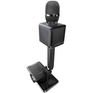 Kup Bezprzewodowy mikrofon do karaoke Dudao Bluetooth głośnik uchwyt na telefon czarny (Y16) - DDA67 - {ean13} - Sklep Home Screen