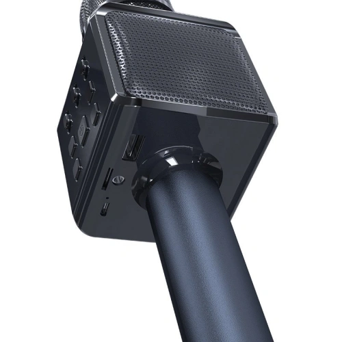 Kup Bezdrátový mikrofon na karaoke Dudao Bluetooth reproduktor držák na telefon černý (Y16) - DDA67 - {ean13} - Sklep Home Screen