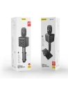 Kup Microfon wireless pentru karaoke Dudao difuzor Bluetooth suport pentru telefon negru (Y16) - DDA67 - {ean13} - Sklep Home Screen
