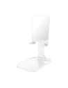 Dudao desk telescopic stand foldable phone holder tablet white (F5XS whie)