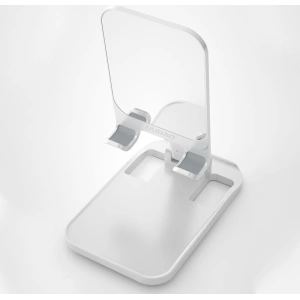 Dudao desk telescopic stand foldable phone holder tablet white (F5XS whie)