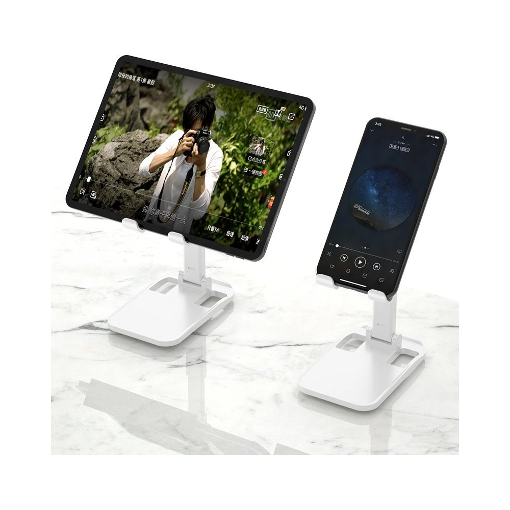 Uchwyt biurkowy Dudao na telefon biały (F5XS)