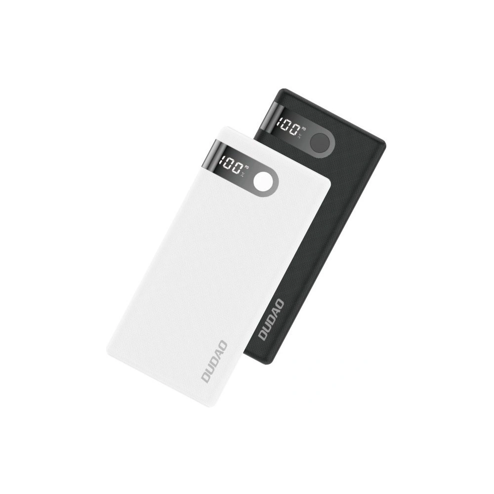 Powerbank Dudao 10000mAh 2xUSB/USB-C/microUSB 2A ekran LED czarny (K9Pro-02)