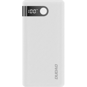 Powerbank Dudao 20000mAh 2xUSB/USB-C/microUSB 2A ekran LED biały (K9Pro-05)