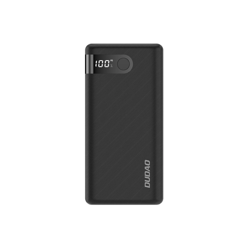 Powerbank Dudao 20000mAh 2xUSB/USB-C/microUSB 2A ekran LED czarny (K9Pro-06)