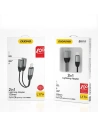 Kup Adaptor audio Dudao Lightning - Lightning/3,5mm mini jack gri (L17i) - DDA77 - {ean13} - Sklep Home Screen