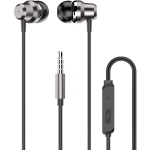 Słuchawki Dudao z pilotem i mikrofonem 3,5mm mini jack srebrny (X10 Pro)