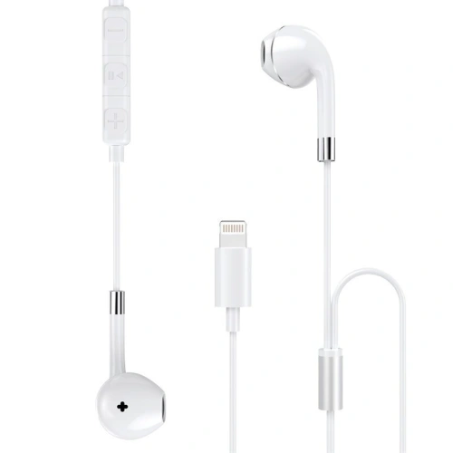 Buy Dudao Wired In-Ear Lightning MFI Headphones (Made For iPhone Certification) White (U1PRO) - DDA89 - {ean13} - Home Screen Store Europe