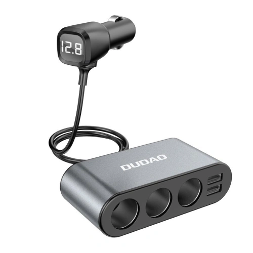 Kup Încărcător auto Dudao 2xUSB/3x distribuitor priză brichete negru (R1Pro) - DDA95 - {ean13} - Sklep Home Screen