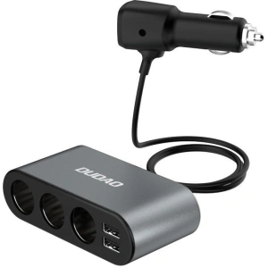 Kup Încărcător auto Dudao 2xUSB/3x distribuitor priză brichete negru (R1Pro) - DDA95 - {ean13} - Sklep Home Screen