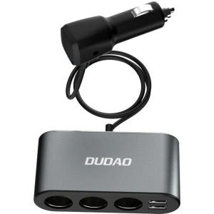 Kup Încărcător auto Dudao 2xUSB/3x distribuitor priză brichete negru (R1Pro) - DDA95 - {ean13} - Sklep Home Screen