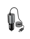 Încărcător auto Dudao USB cu cablu USB-C integrat 3,4A negru (R5Pro T)