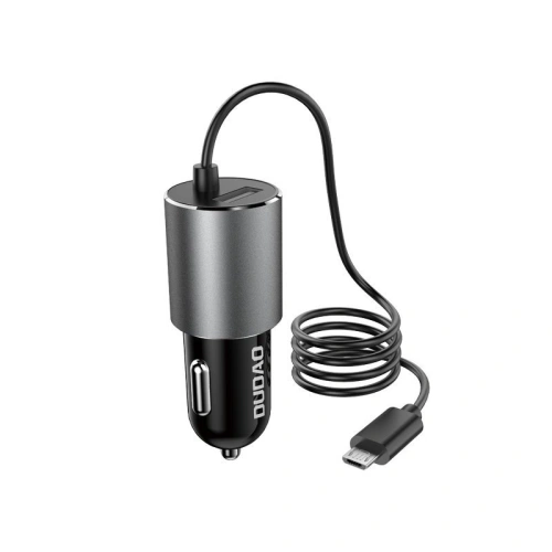Kup Auto-Ladegerät Dudao USB mit integriertem MicroUSB-Kabel 3,4A schwarz (R5Pro M) - DDA98 - {ean13} - Sklep Home Screen