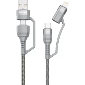 Kup Kabel Dudao 4w1 USB-C PD/USB - USB-C/Lightning 1m grau (L20XS) - DDA99 - {ean13} - Sklep Home Screen