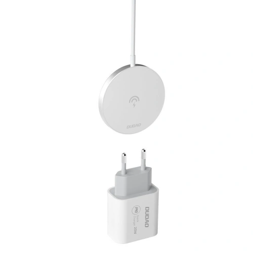 Kup Kabelloses MagSafe-Ladegerät Dudao Qi 15W + 20W Netzladegerät weiß (A12XS) - DDA106 - {ean13} - Sklep Home Screen
