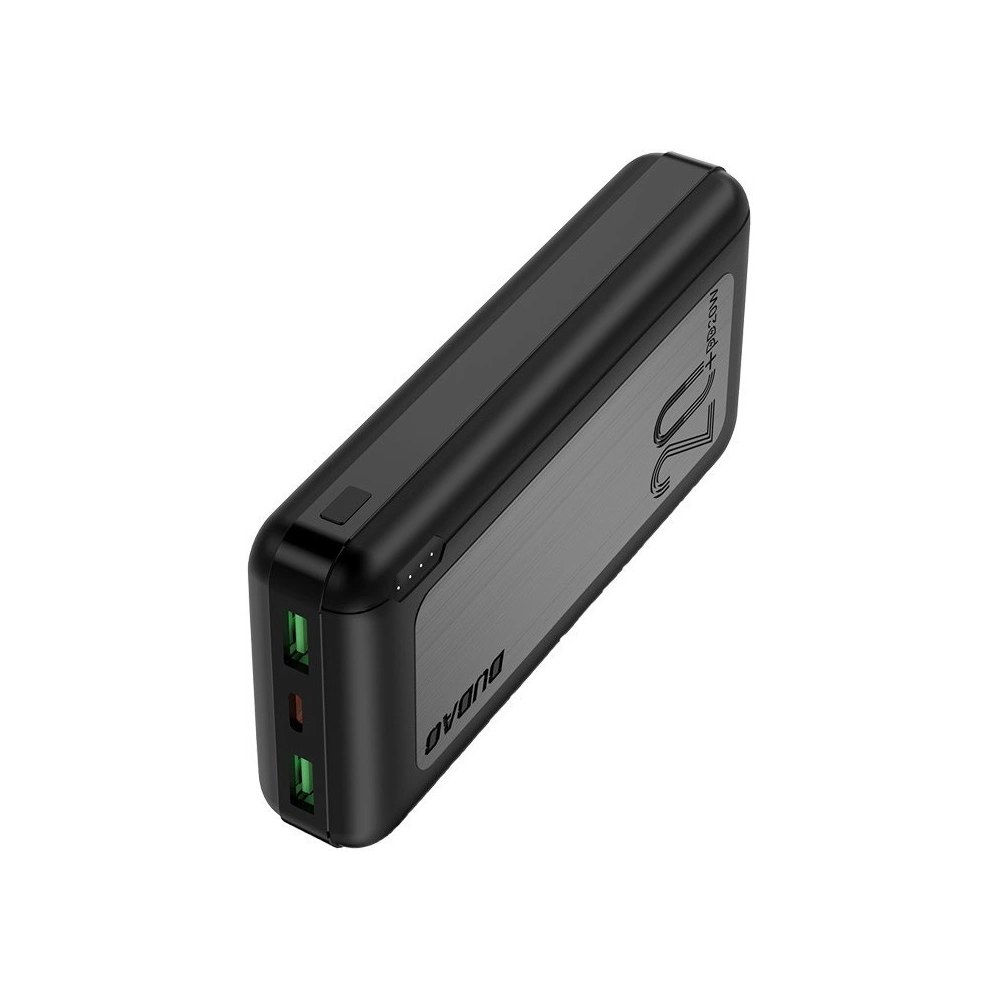 Powerbank Dudao 20000mAh Power Delivery 20W Quick Charge 3.0 2xUSB/USB-C biały (K12PQ+)