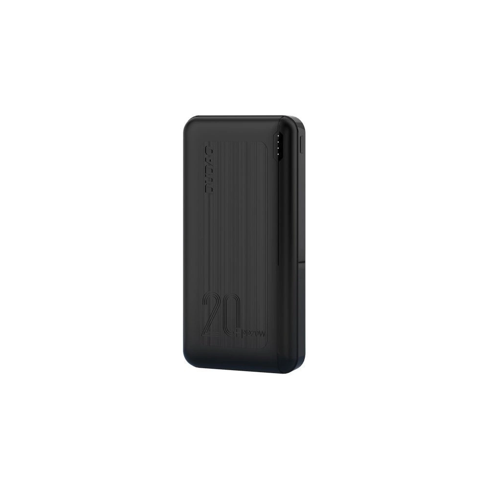 Powerbank Dudao 20000mAh Power Delivery 20W Quick Charge 3.0 2xUSB/USB-C czarny (K12PQ+)