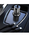 Kup Auto nabíječka Dudao 3w1 USB 3,4 A s vestavěným kabelem Lightning/USB-C/microUSB černá (R5ProN) - DDA111 - {ean13} - Sklep Home Screen
