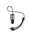 Kup Auto nabíječka Dudao 3w1 USB 3,4 A s vestavěným kabelem Lightning/USB-C/microUSB černá (R5ProN) - DDA111 - {ean13} - Sklep Home Screen