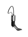 Kup Auto nabíječka Dudao 3w1 USB 3,4 A s vestavěným kabelem Lightning/USB-C/microUSB černá (R5ProN) - DDA111 - {ean13} - Sklep Home Screen