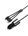 Kup Auto nabíječka Dudao 3w1 USB 3,4 A s vestavěným kabelem Lightning/USB-C/microUSB černá (R5ProN) - DDA111 - {ean13} - Sklep Home Screen