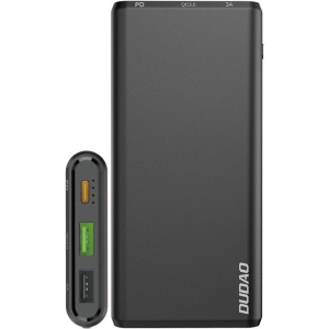 Powerbank Dudao 10000mAh 18W Quick Charge Power Delivery 2xUSB/USB-C czarny (K12PQ)