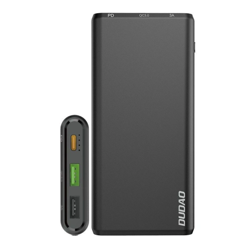 Buy Dudao powerbank 10000mAh 18W Quick Charge Power Delivery 2x USB / 1x USB Type C black (K12PQ_B) - DDA113 - {ean13} - Home Screen Store Europe