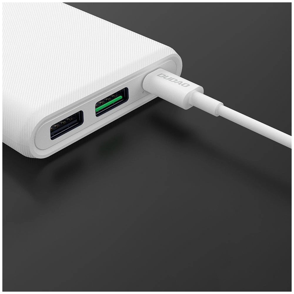 Powerbank Dudao 10000mAh 18W Quick Charge Power Delivery 2xUSB/USB-C czarny (K12PQ)