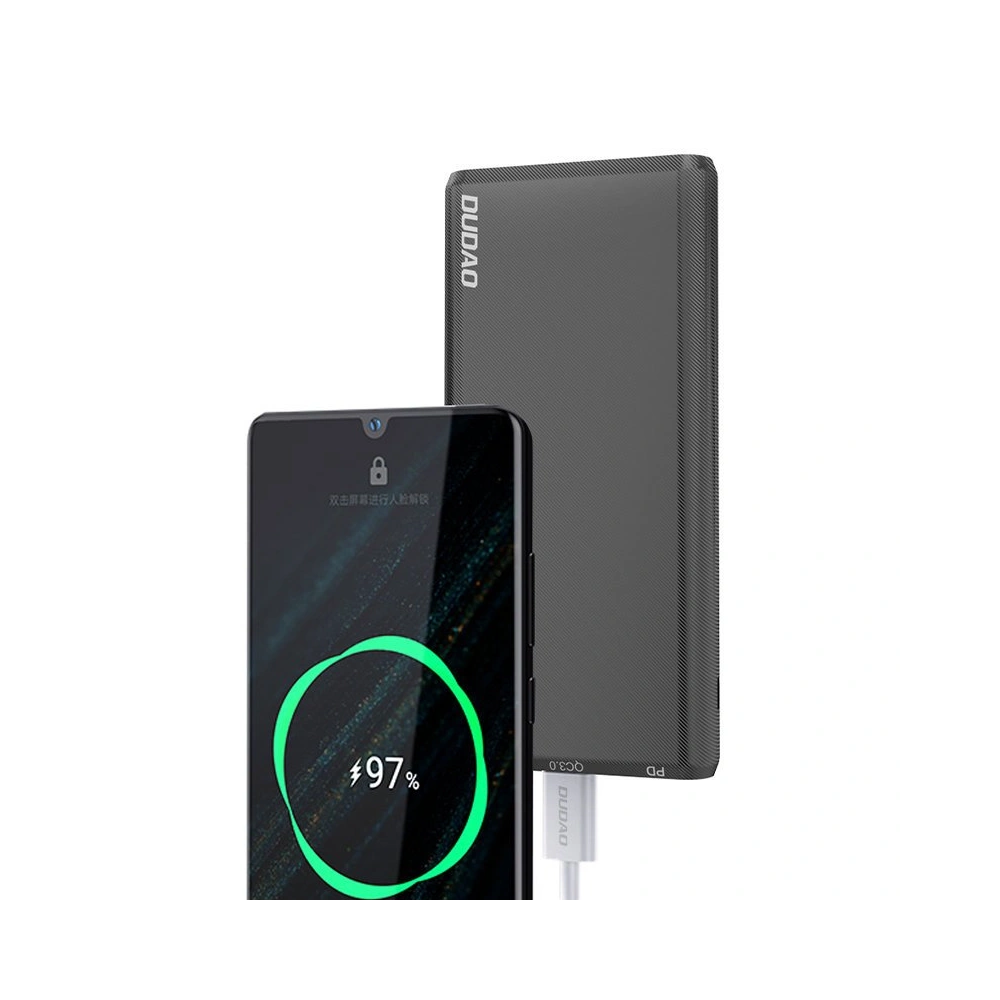 Powerbank Dudao 10000mAh 18W Quick Charge Power Delivery 2xUSB/USB-C biały (K12PQ)
