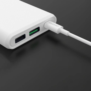 Powerbank Dudao 10000mAh 18W Quick Charge Power Delivery 2xUSB/USB-C biały (K12PQ)