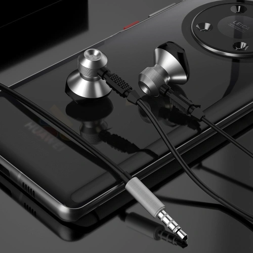 Buy Dudao Metal Wired Earbuds 3.5mm Mini Jack Gray (X2C-Gray) - DDA115 - {ean13} - Home Screen Store Europe