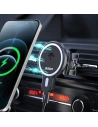 Kup Următorul suport auto magnetic cu încărcare inductivă Dudao MagSafe Qi 15W negru (F13) - DDA117 - {ean13} - Sklep Home Screen
