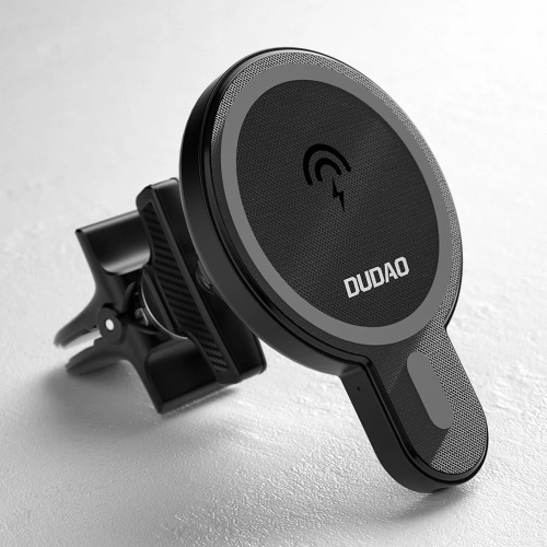 Kup Următorul suport auto magnetic cu încărcare inductivă Dudao MagSafe Qi 15W negru (F13) - DDA117 - {ean13} - Sklep Home Screen