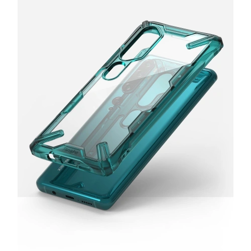 Kup Etui Ringke Fusion-X Xiaomi Mi Note 10/Pro Türkiz Zöld - RGK1089GRN - {ean13} - Sklep Home Screen