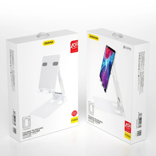 Buy Dudao foldable stand phone stand tablet white (F10XS) - DDA121 - {ean13} - Home Screen Store Europe