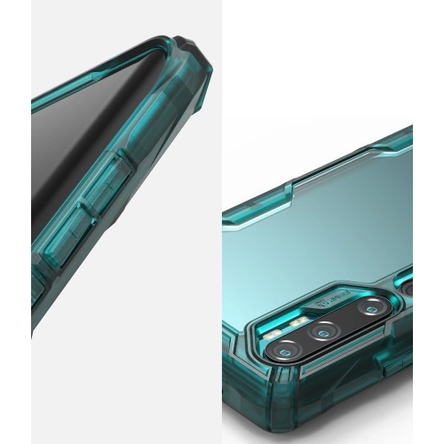 Kup Etui Ringke Fusion-X Xiaomi Mi Note 10/Pro Tyrkysově zelená - RGK1089GRN - {ean13} - Sklep Home Screen