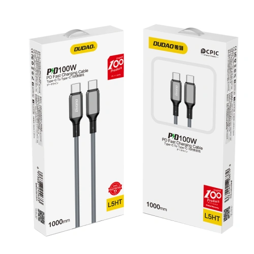 Kup Cablul Dudao PD USB-C - USB-C 100W 1m (L5HT) - DDA123 - {ean13} - Sklep Home Screen