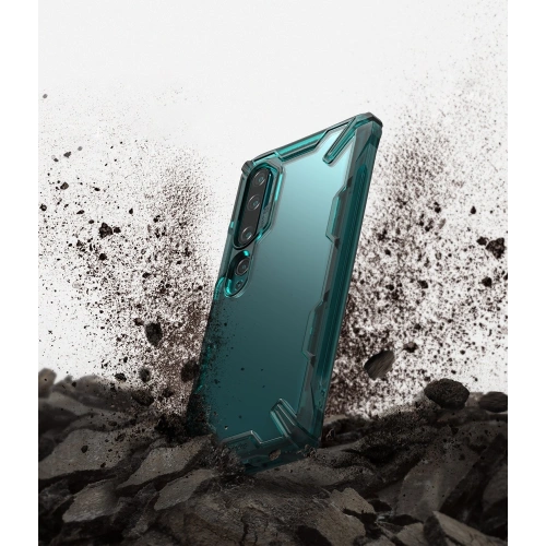 Kup Etui Ringke Fusion-X Xiaomi Mi Note 10/Pro Türkiz Zöld - RGK1089GRN - {ean13} - Sklep Home Screen