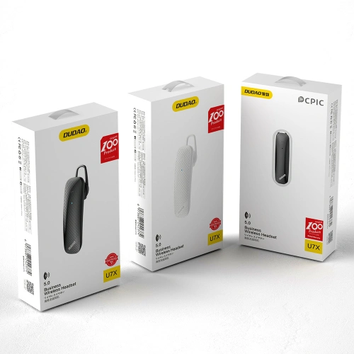 Kup Căști wireless Dudao Bluetooth negre (U7X) - DDA125 - {ean13} - Sklep Home Screen