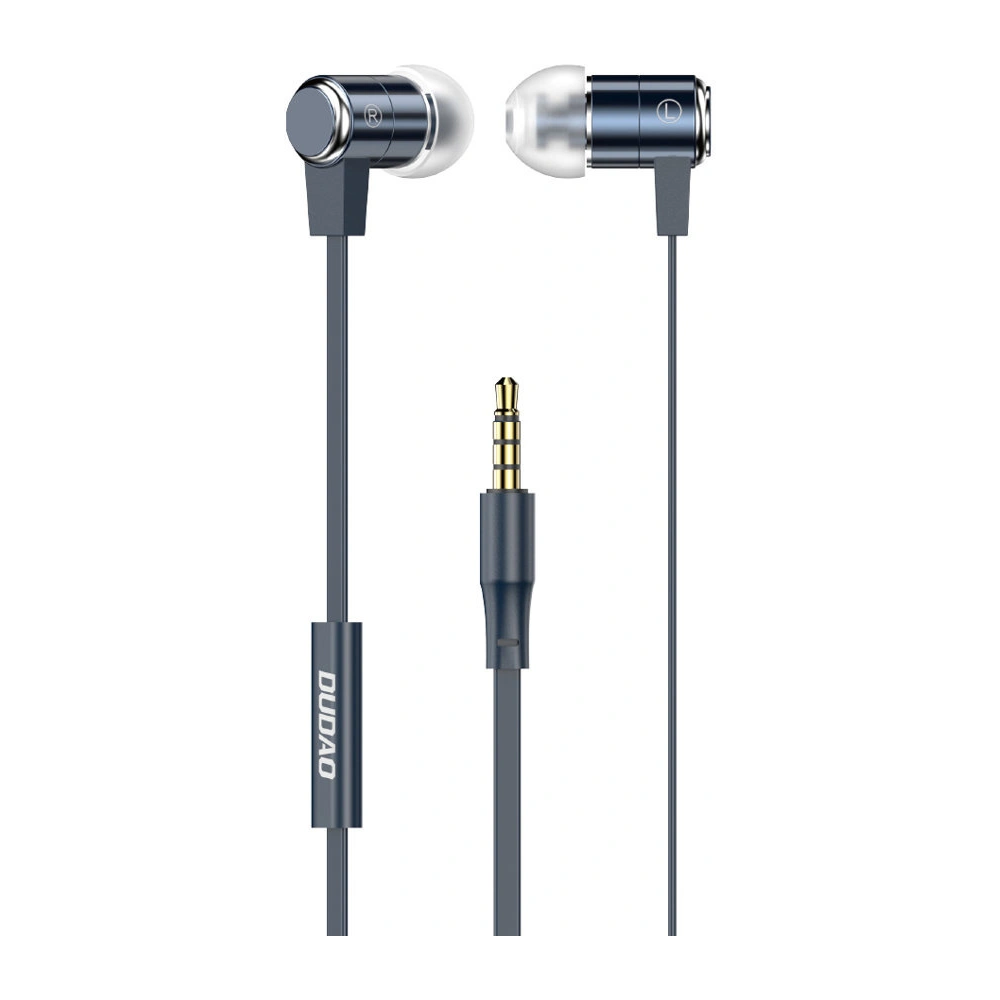 Słuchawki Dudao z pilotem i mikrofonem 3,5mm mini jack niebieskie (X13S)