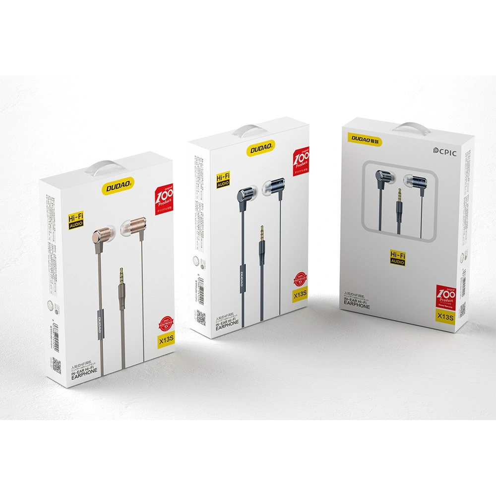 Słuchawki Dudao z pilotem i mikrofonem 3,5mm mini jack niebieskie (X13S)