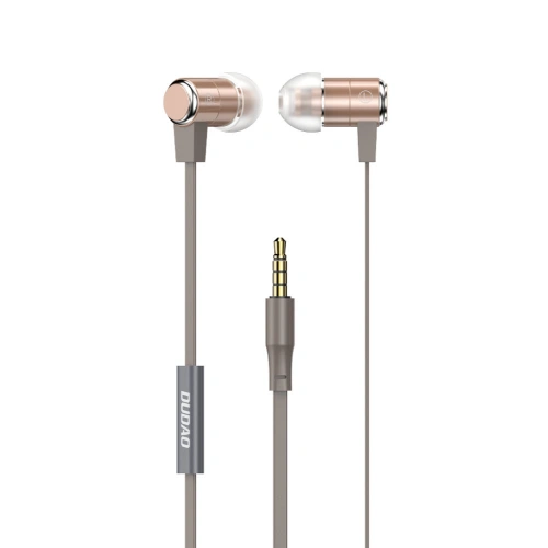 Buy Dudao in-ear headphones headset with remote control and microphone 3.5 mm mini jack gold (X13S) - DDA129 - {ean13} - Home Screen Store Europe