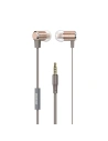 Buy Dudao in-ear headphones headset with remote control and microphone 3.5 mm mini jack gold (X13S) - DDA129 - {ean13} - Home Screen Store Europe