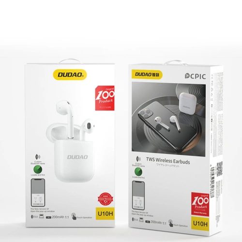 Buy Dudao U10B TWS earphones white - DDA130 - {ean13} - Home Screen Store Europe