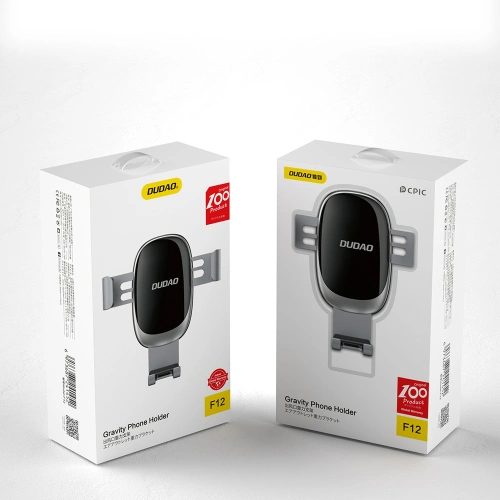 Buy Dudao gravity car mount air vent black (F12-Black) - DDA135 - {ean13} - Home Screen Store Europe