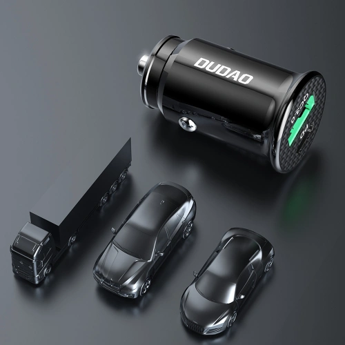 Kup Ładowarka samochodowa Dudao USB-C/USB PD QC 3.0 3A czarna (R3PRO) - DDA138 - {ean13} - Sklep Home Screen