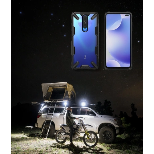 Kup Etui Ringke Fusion-X Pocophone X2/Redmi K30 Fekete - RGK1090BLK - {ean13} - Sklep Home Screen
