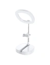 Buy Dudao Lamp LED Ring Flash Tripod Kit for Live Streaming Videos YouTube TikTok Instagram Phone Holder for Selfie Ring Light White (F16) - DDA141 - {ean13} - Home Screen Store Europe